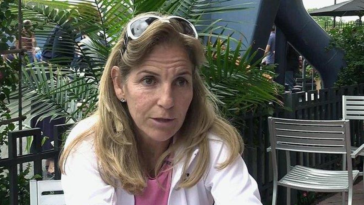 Arantxa Sánchez Vicario, este sábado 24 de agosto en Nueva York.-EFE-TV