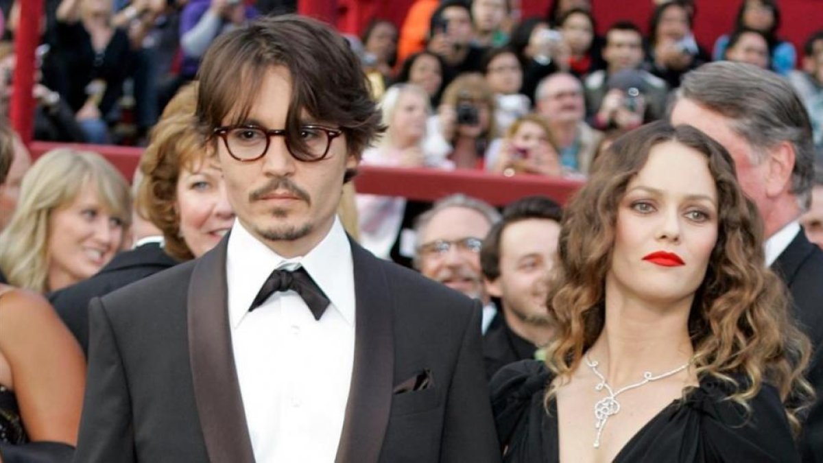 Una foto de archivo con Vanessa Paradis y Johnny Depp.-AMY SANCETTA