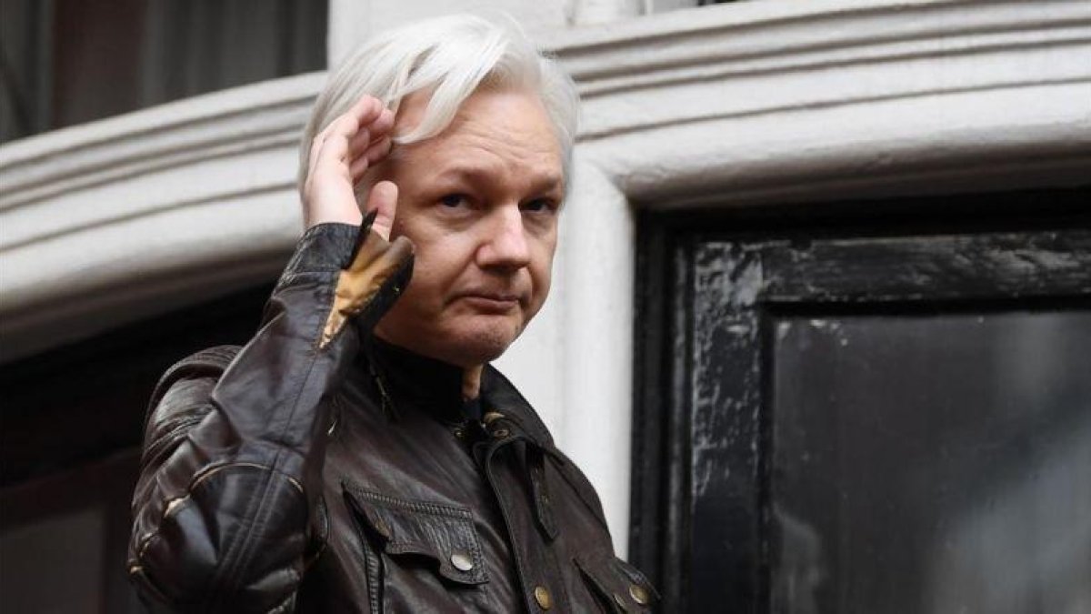 Julian Assange.-JUSTIN TALLIS