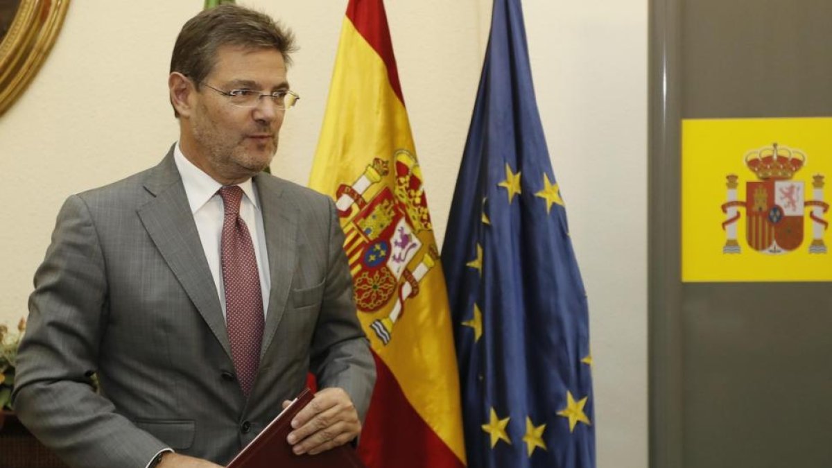 El ministro de Justicia, Rafael Catalá, en una foto de Archivo.-JOSE MANUEL VIDAL (EFE)