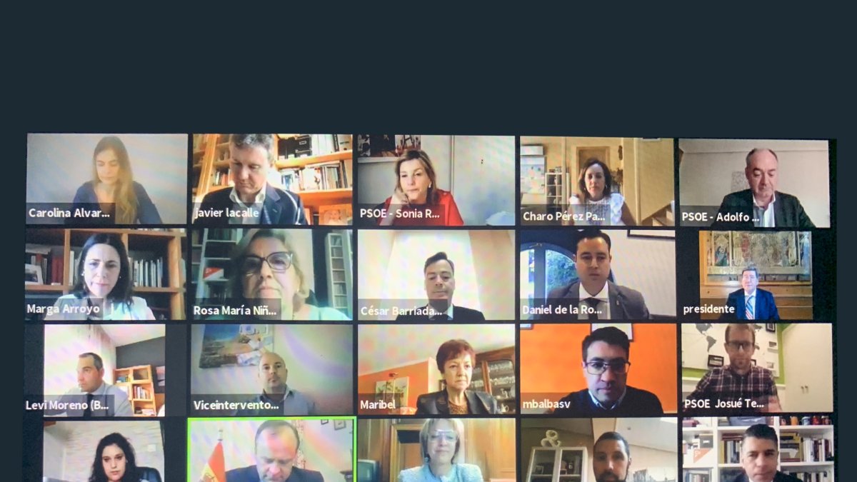 Los corporativos se comunicaron a través de videoconferencia. ECB