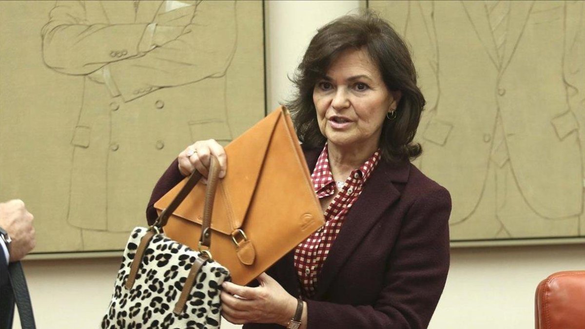 Carmen Calvo, en una imagen de archivo-
