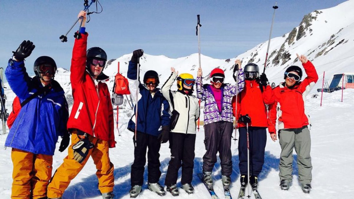 Una excursión a la nieve viene de perlas para desconectar de la rutina del día a día.-ECB