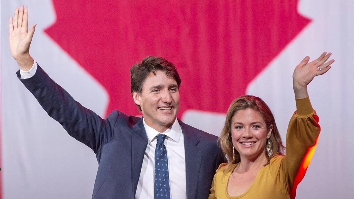 Justin Trudeau y su esposa, Sophie Grégoire.-AP / RYAN REMIORZ