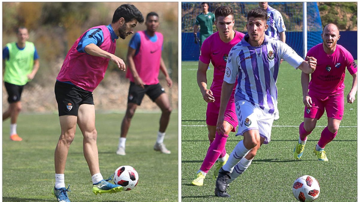 Míchel Zabaco y Raúl Navarro. DIARIO DE LEÓN / DIARIO DE VALLADOLID