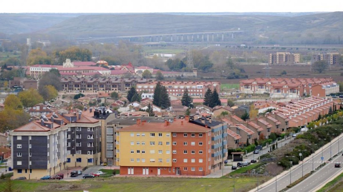 Imagen de la barriada Yagüe, en la capital burgalesa.-ISRAEL L. MURILLO