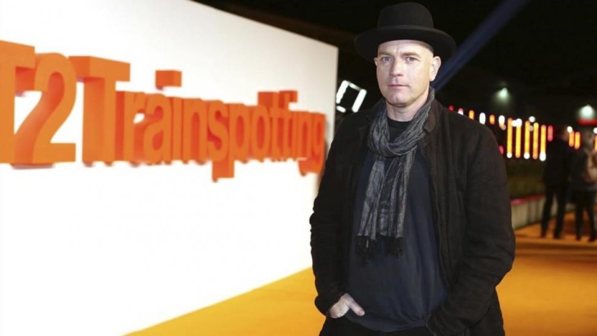 Ewan McGregor, en el estreno de 'Trainspotting II' en Edimburgo.-AP / MARK MAINZ