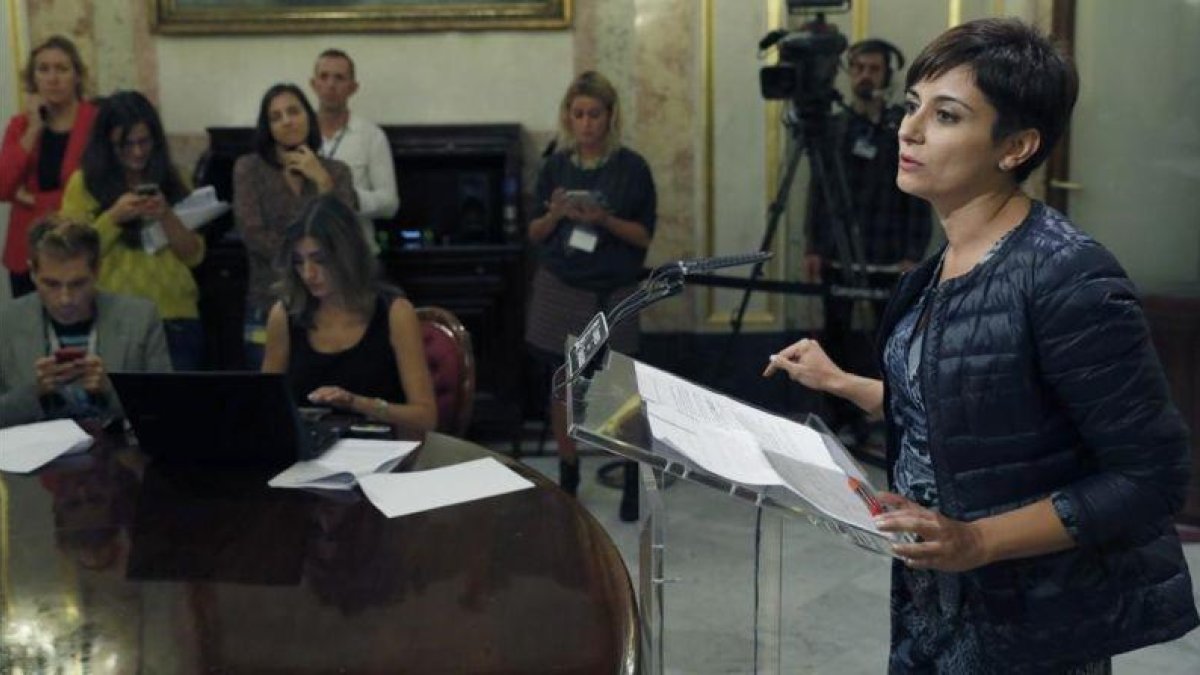Isabel Rodríguez, número 3 del grupo socialista en el Congreso.-EFE
