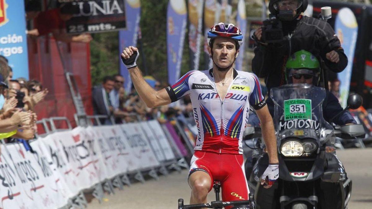 Dani Moreno fue el último ganador en Las Lagunas de Neila.-SANTI OTERO