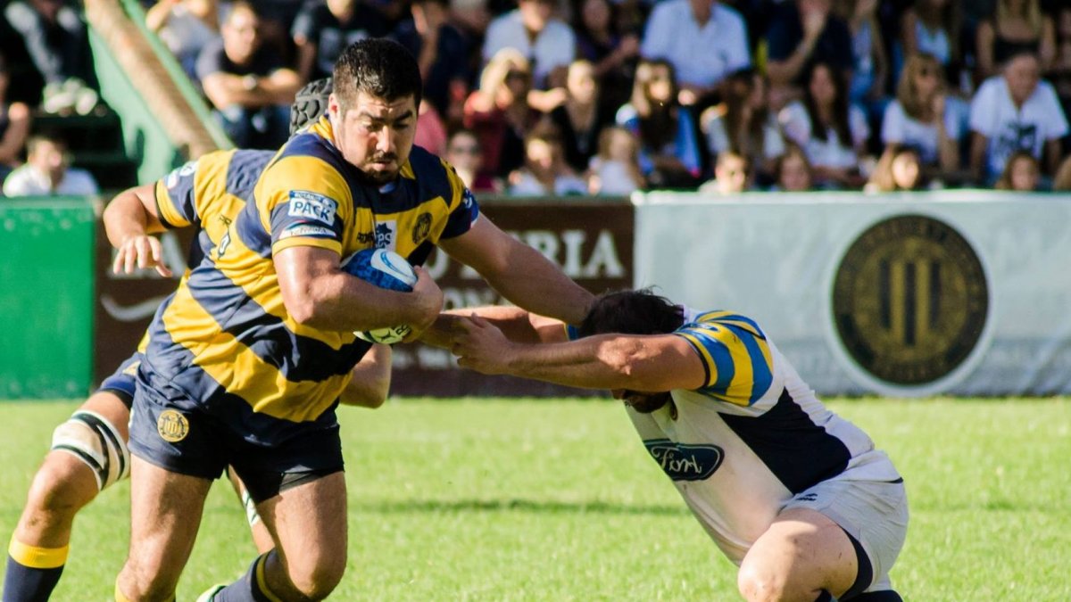 Gramajo, durante su etapa en Argentina. 365RUGBY.NET