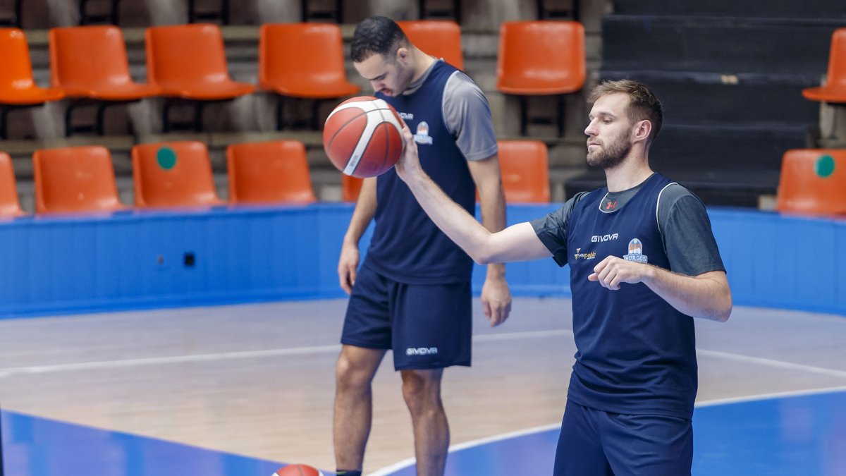 El alero norteamericano durante un entrenamiento. SANTI OTERO