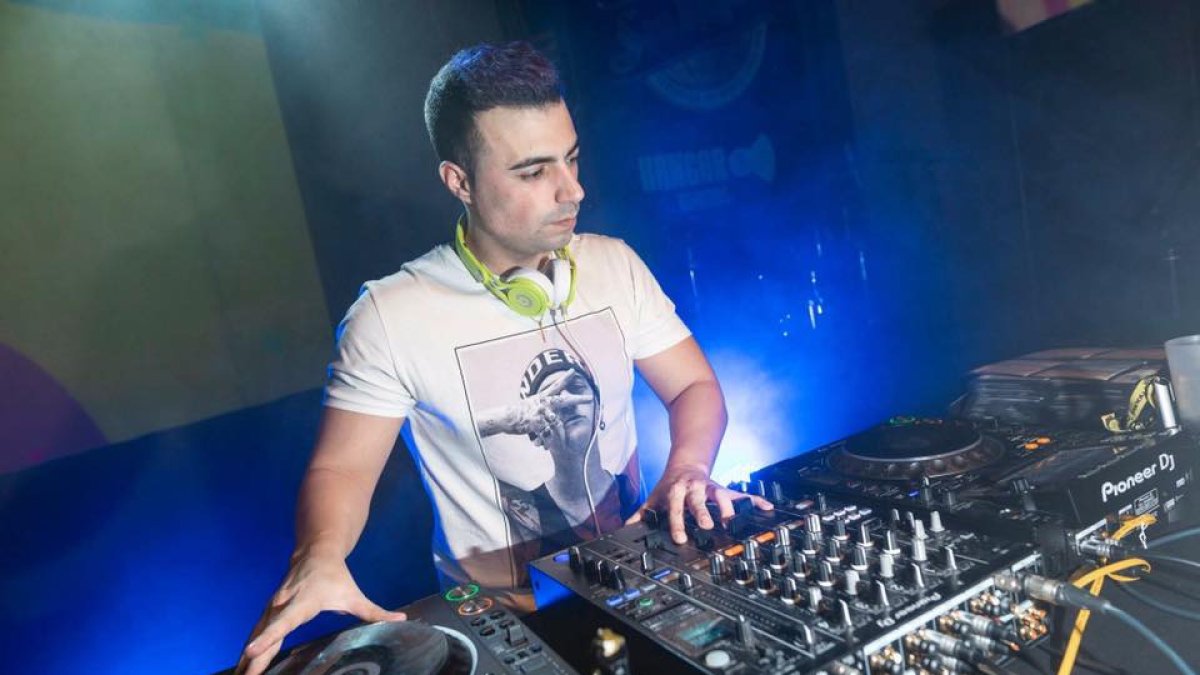 El Dj burgalés David Zelmar, en una imagen de archivo.