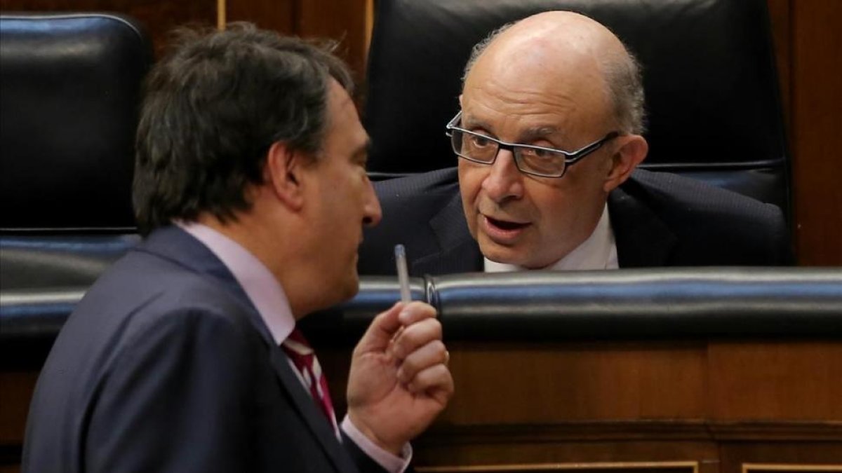 Rajoy, hoy, en el Congreso-JOSE LUIS ROCA