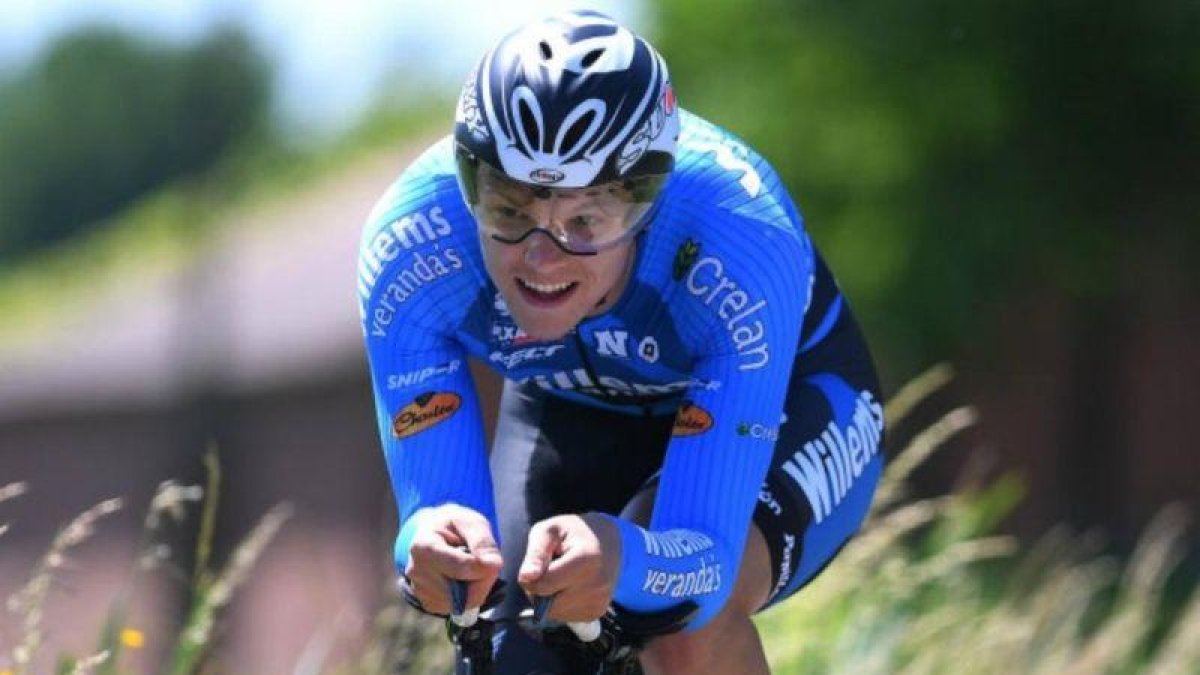 El corredor belga Michael Goolaerts en una etapa ciclista.-EL PERIÓDICO