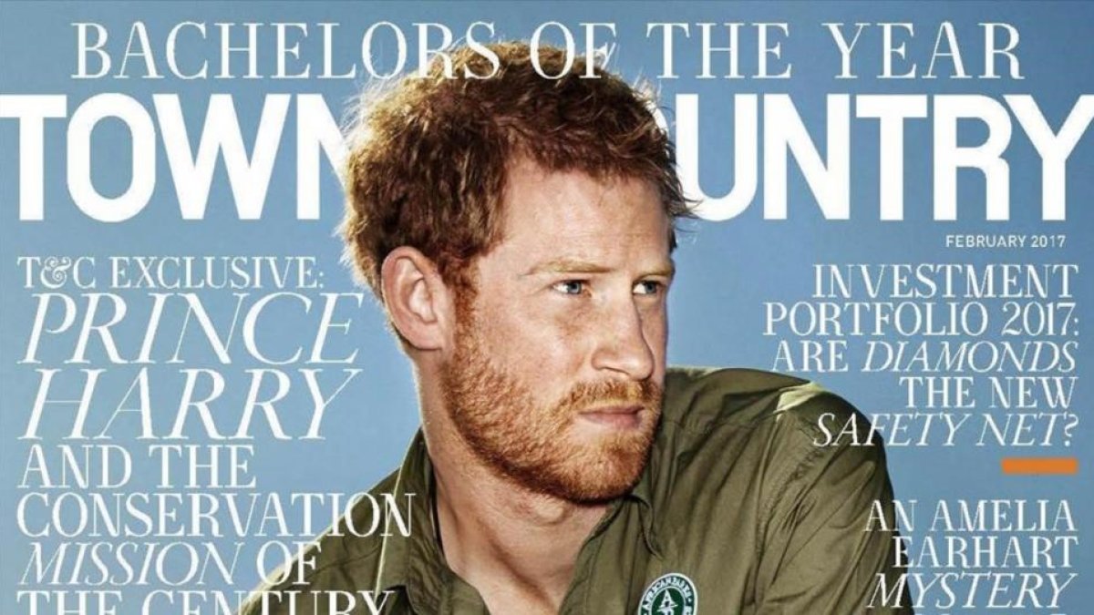 Enrique posa para 'Town & Country'.-