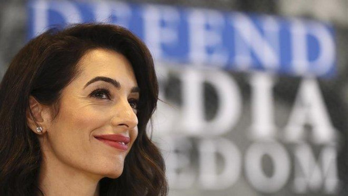 Amal Clooney.-AP / DAVID VINCENT