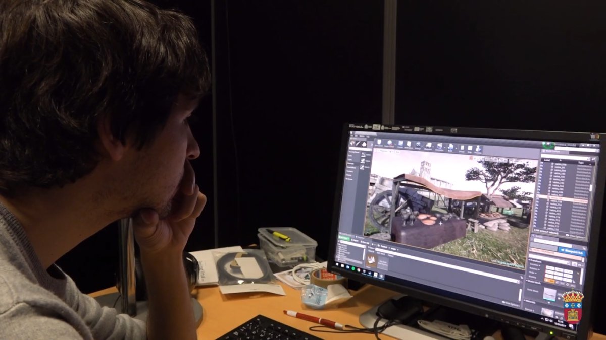 La asignatura de Modelado 3D podría ser de gran utilidad para captar el interés de turistas potenciales en caso de un nuevo confinamiento. UBU / YOUTUBE