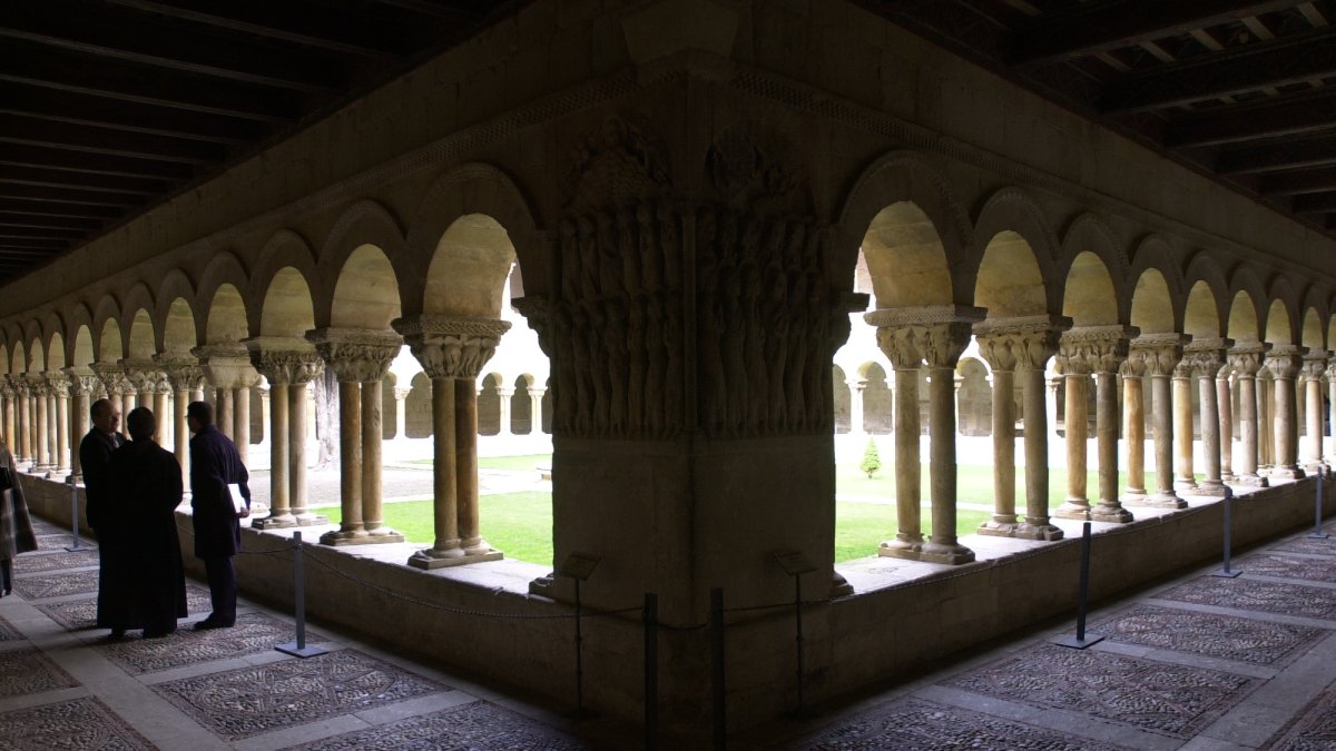 Vista del claustro del Monasterio de Santo Domingo de Silos. ECB