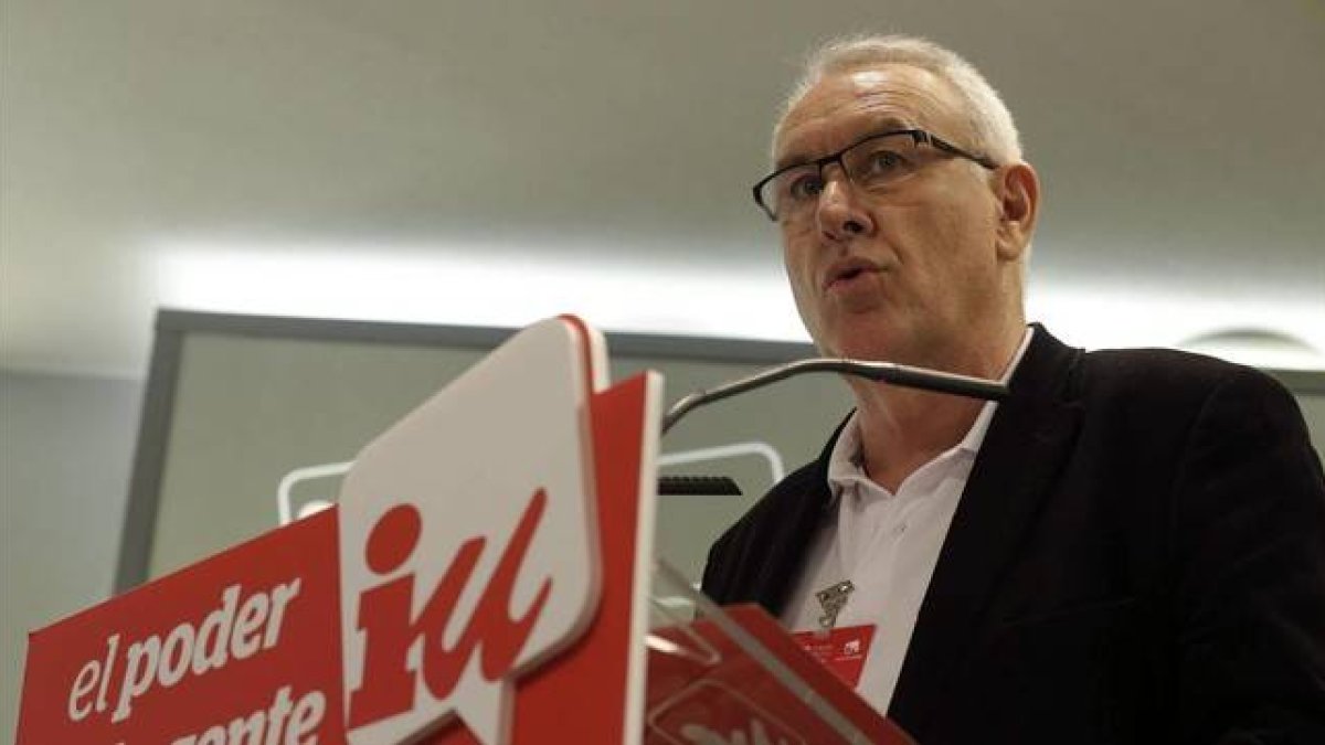 El coordinador general de IU, Cayo Lara.-Foto: EF/ ÁNGEL DÍAZ
