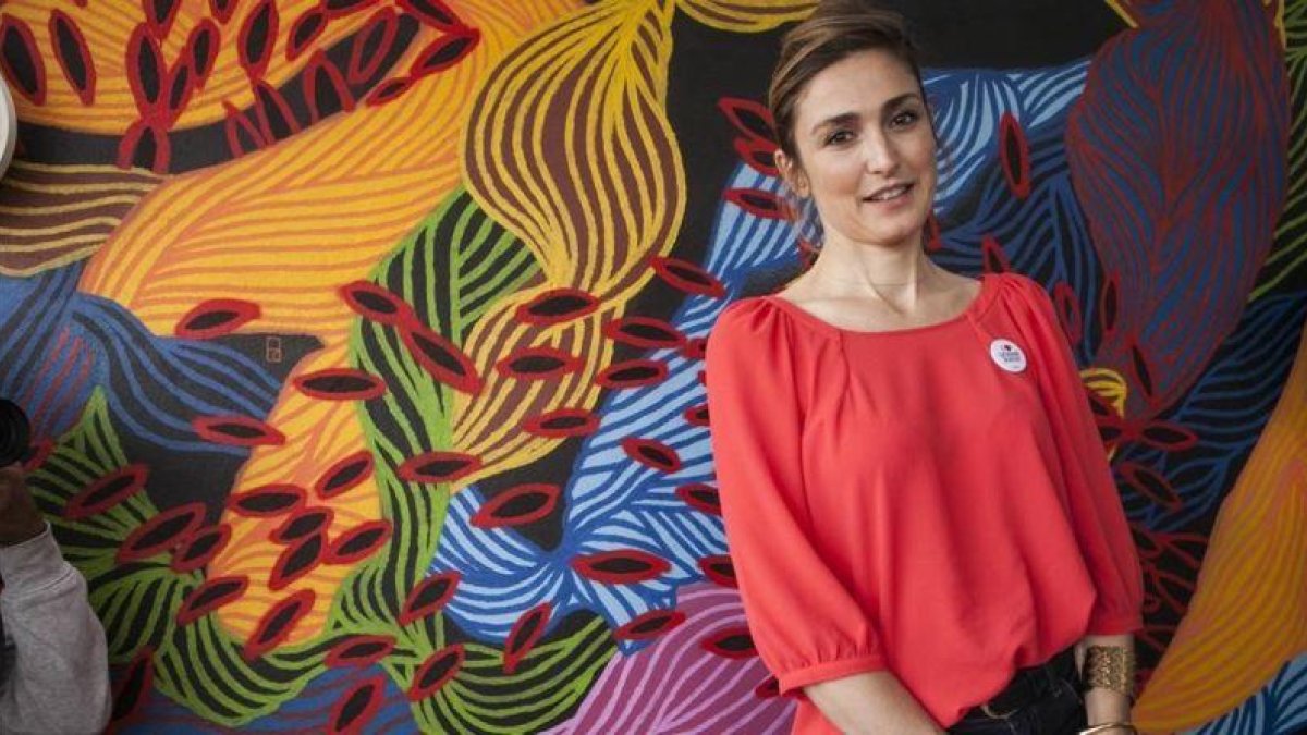 Julie Gayet, este viernes, en Málaga.-JESUS DOMINGUEZ