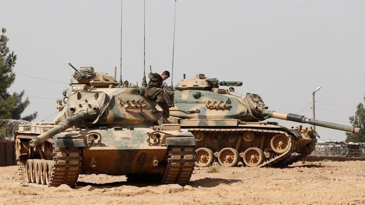 Efectivos turcos se preparan para una operación militar en la frontera con Siria.-EFE / ARCHIVO