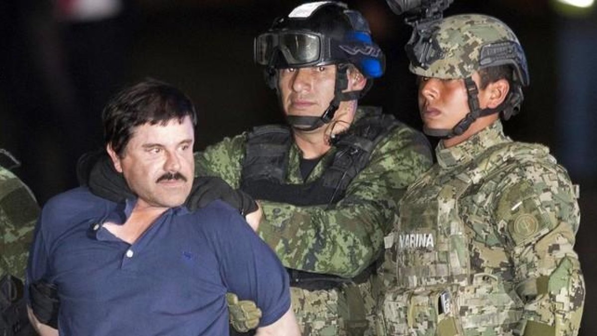 Detención del líder del cártel de Sinaloa Joaquín 'El Chapo' Guzmán', el pasado 8 de enero.-EDUARDO VERDUGO