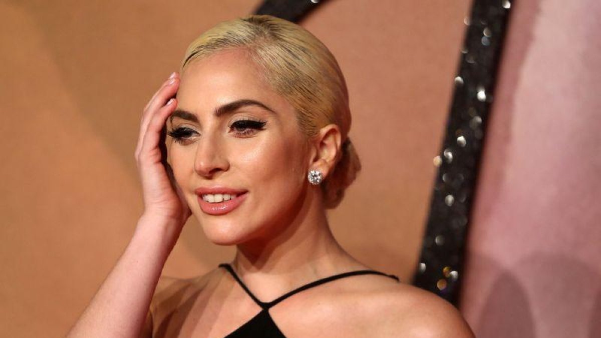 Lady Gaga, este lunes, en los premios de la moda de Londres.-REUTERS / NEIL HALL