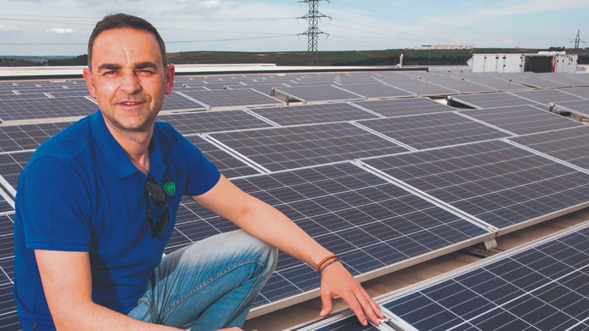 Martín Zaldo, CEO de Norsol, firma especialista burgalesa en fotovoltaica. ECB
