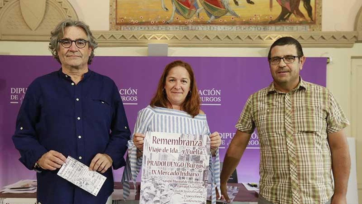 lLas actividades que se celebrarán en Pradoluengo se presentaron ayer en la Diputación.-ECB