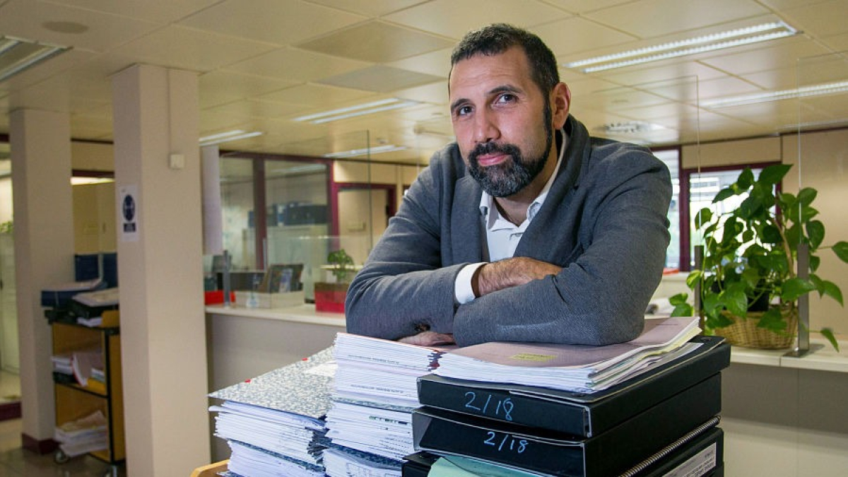 Daniel Garabito, concejal de Fomento del Ayuntamiento de Burgos. TOMÁS ALONSO