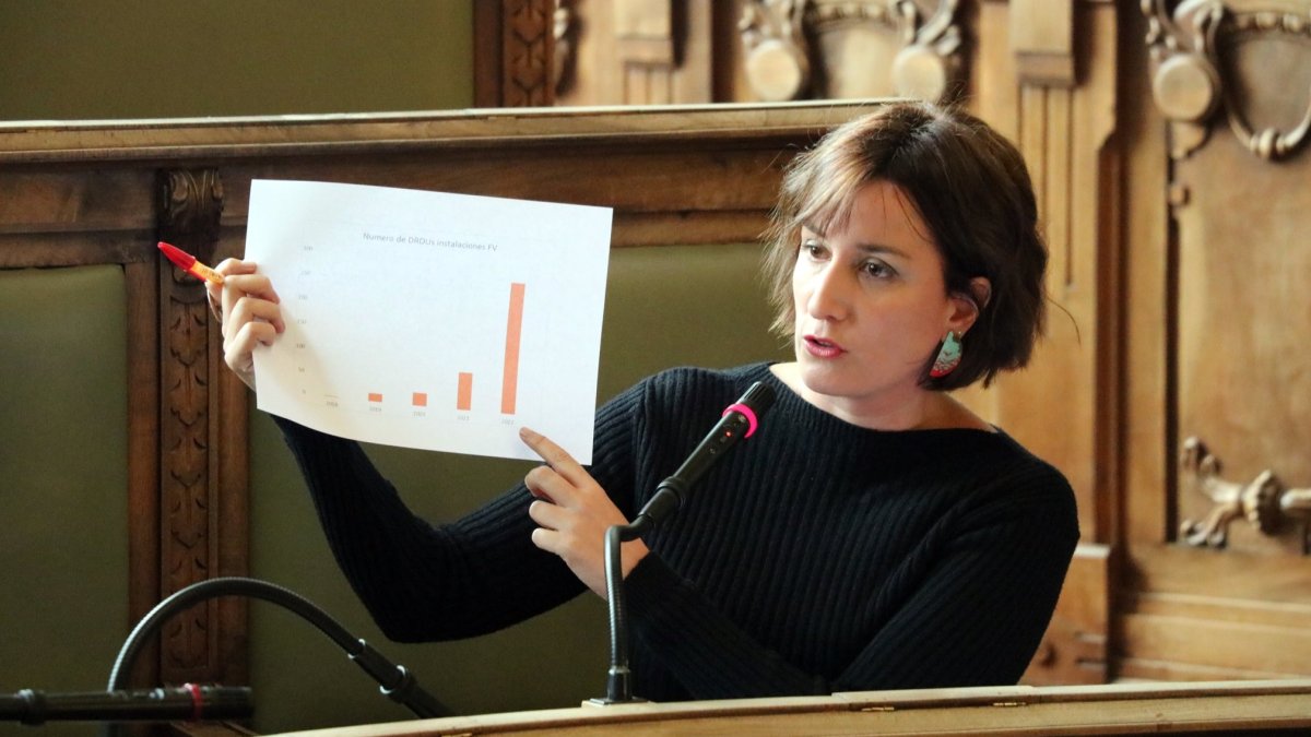 La concejala de Medio Ambiente de Valladolid, María Sánchez. ECB