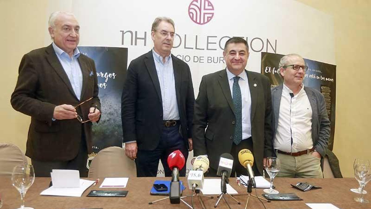 De izquierda a derecha, GonzaloAntón, Miguel Ángel Benavente, José Luis García y Nacho San Millán.-RAÚL G. OCHOA