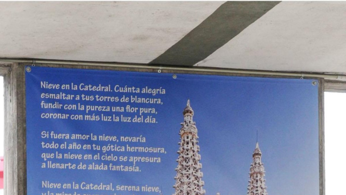 La Catedral ilustra uno de los poemas.-ISRAEL L. MURILLO