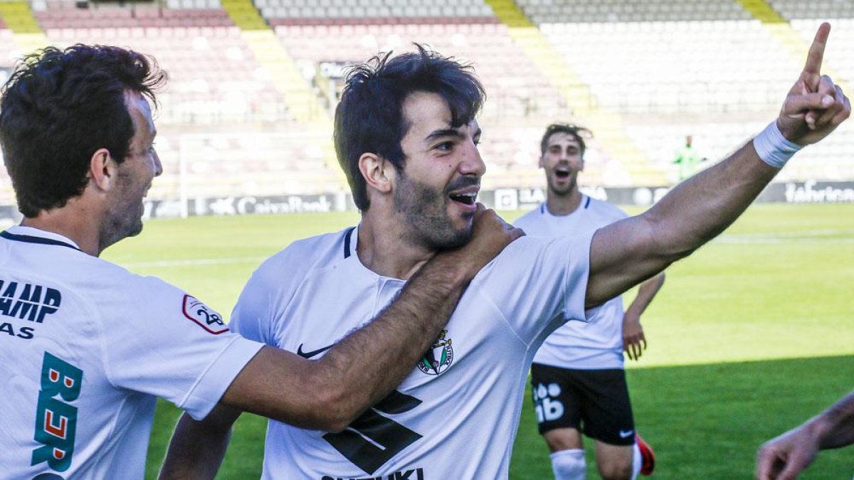 Chevi celebra el gol que consiguió ante el Celta de Vigo B.-SANTI OTERO