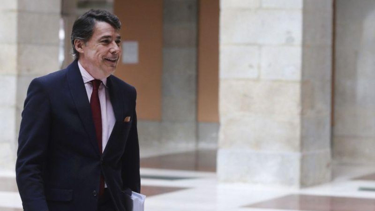 Ignacio González, en el 2015, cuando aún era presidente de la Comunidad de Madrid.-BALLESTEROS (EFE)