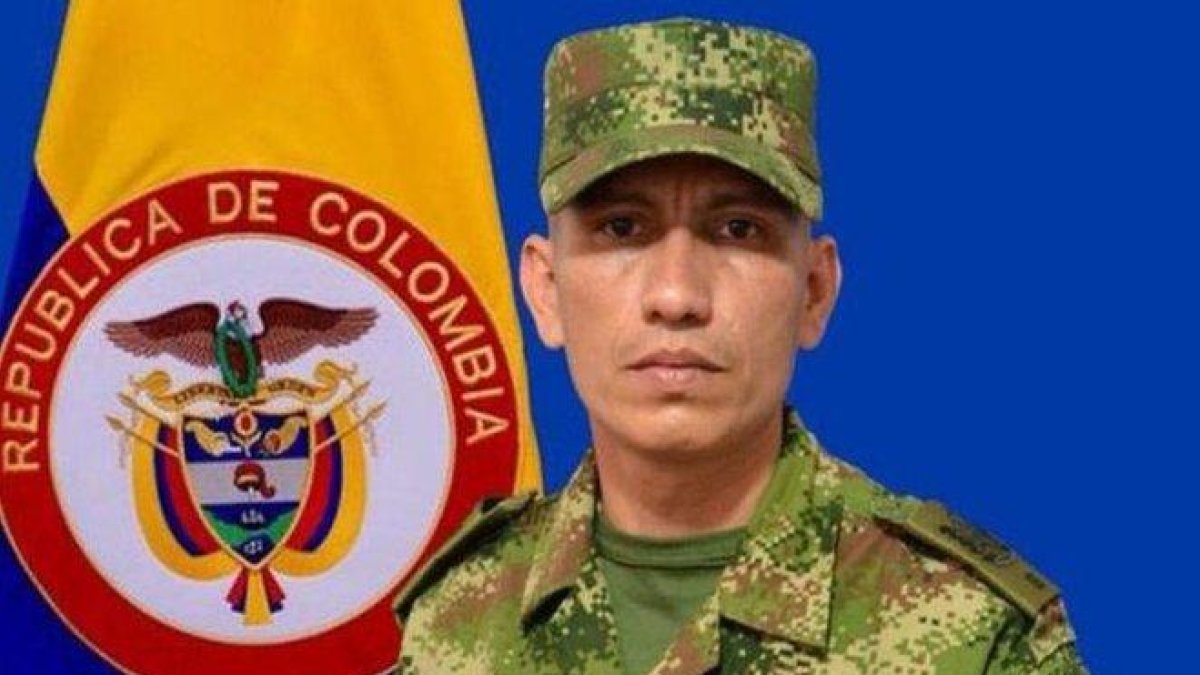 Soldado colombiano Jesús Albeiro Acosta Melo, secuestrado por un grupo armado.-