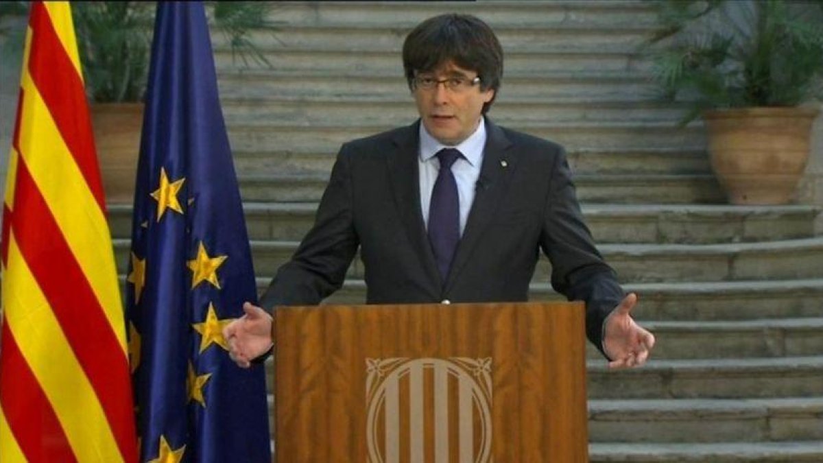 El expresident de la Generalitat Carles Puigdemont.-EFE