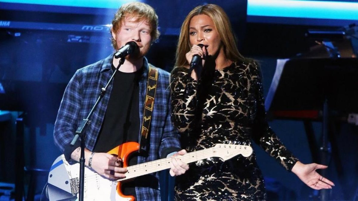 Ed Sheeran y Beyoncé.-/ PERIODICO