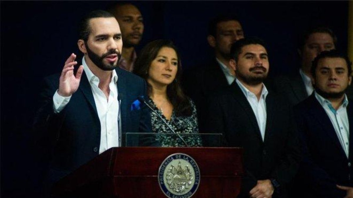 Nayib Bukele, el presidente de El Salvador.-EUROPA PRESS
