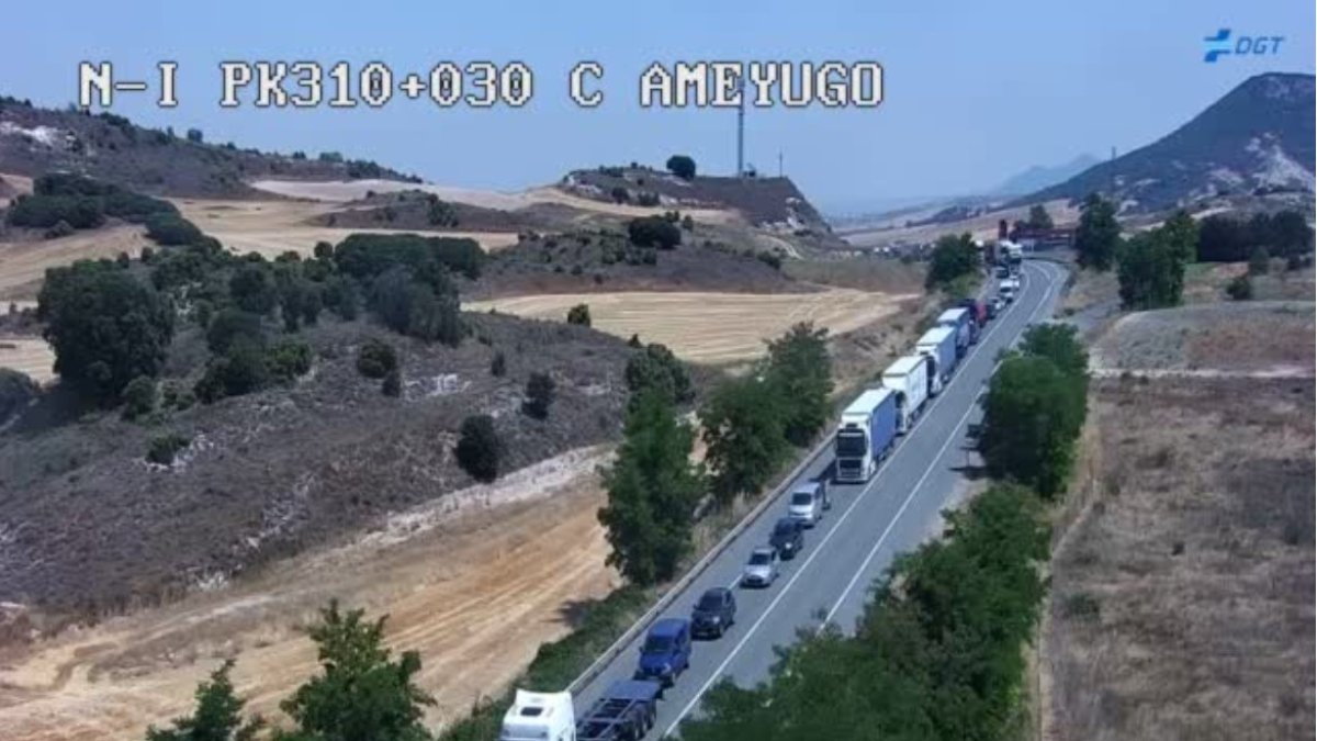 Retenciones en la AP-1. DGT