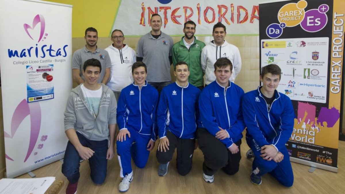 El Liceo Castilla acogió la presentación del Campus con la presencia de representantes de Barcelona Pro Basketball.-ISRAEL L. MURILLO