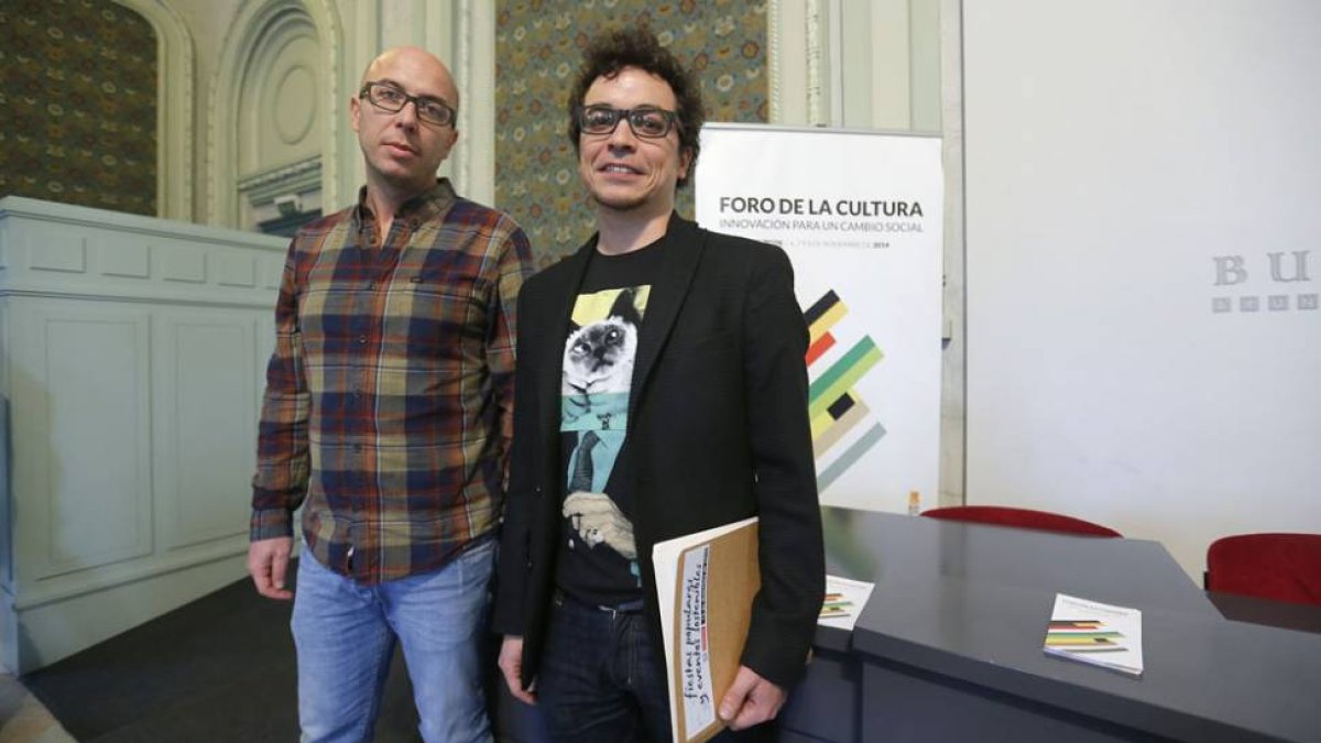Javier Gómez (i.) y Rubén de Miguel.-Raúl Ochoa