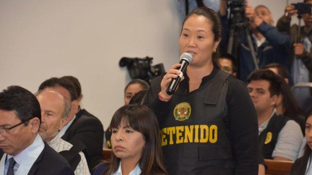 Keiko Fujimori es investigada por el presunto delito de lavado de activos por los aportes que recibió Fuerza Popular para financiar su campaña presidencial el 2011.-PODER JUDICIAL (PODER JUDICIAL)