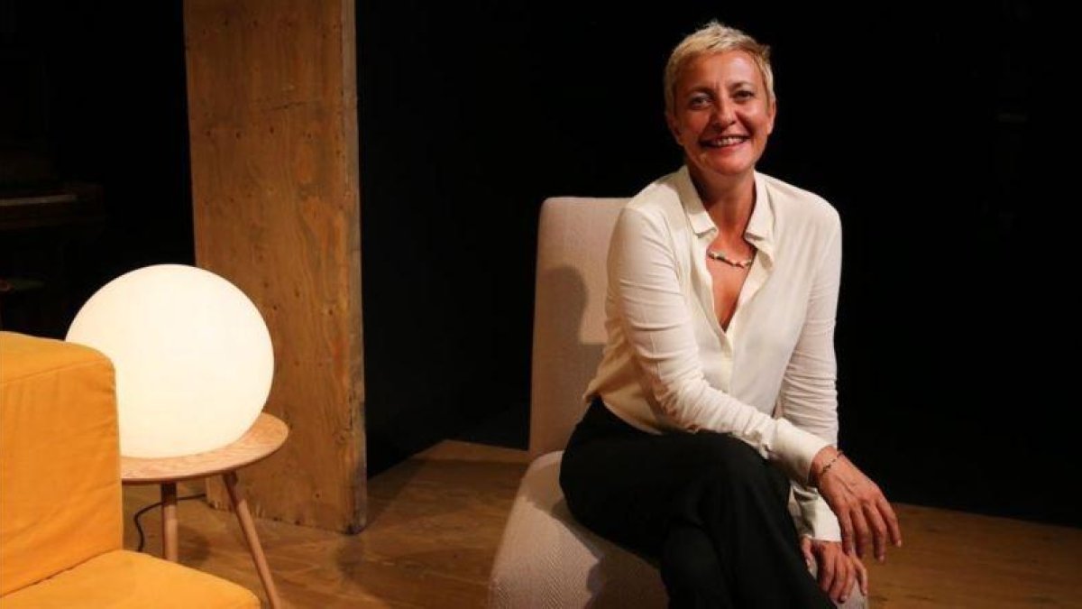 Eva Hache, en el Teatre Condal.-ELISENDA PONS