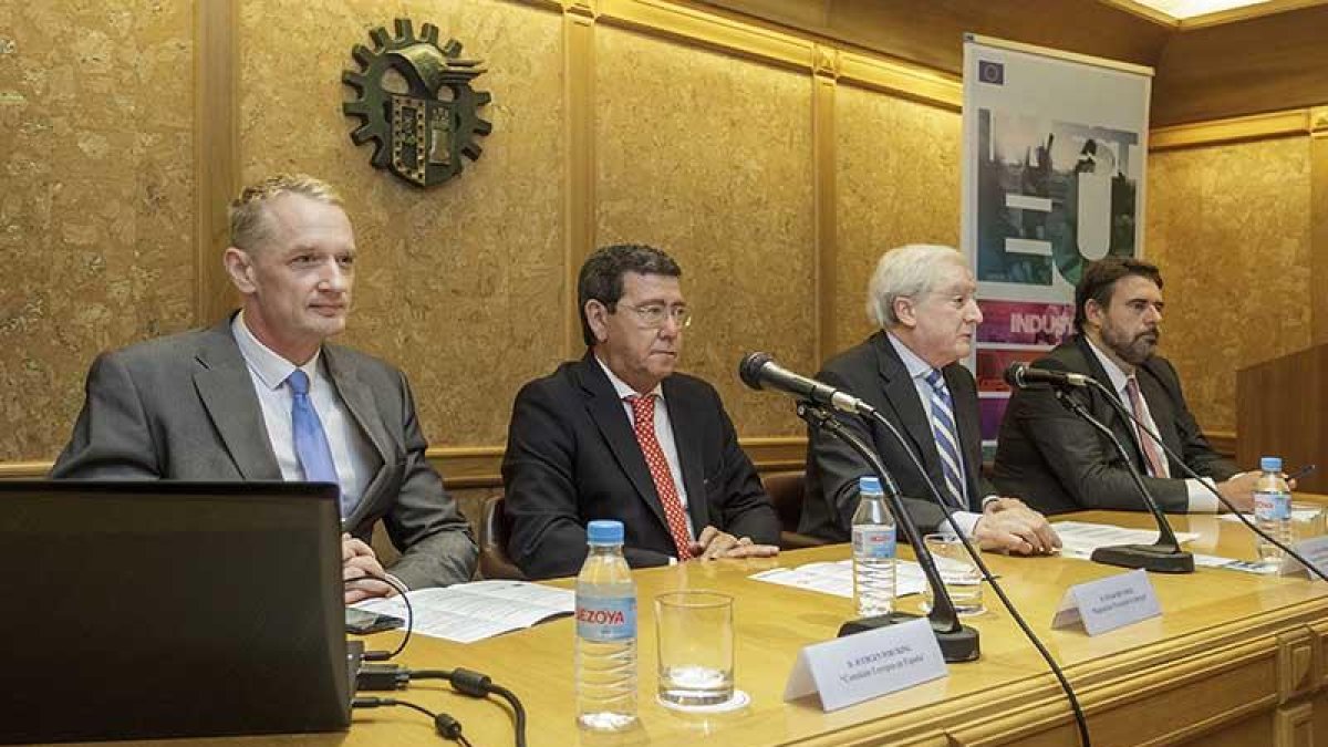 Juergen Foecking, César Rico, Antonio Miguel Méndez Pozo y Alberto Barragán.-SANTI OTERO