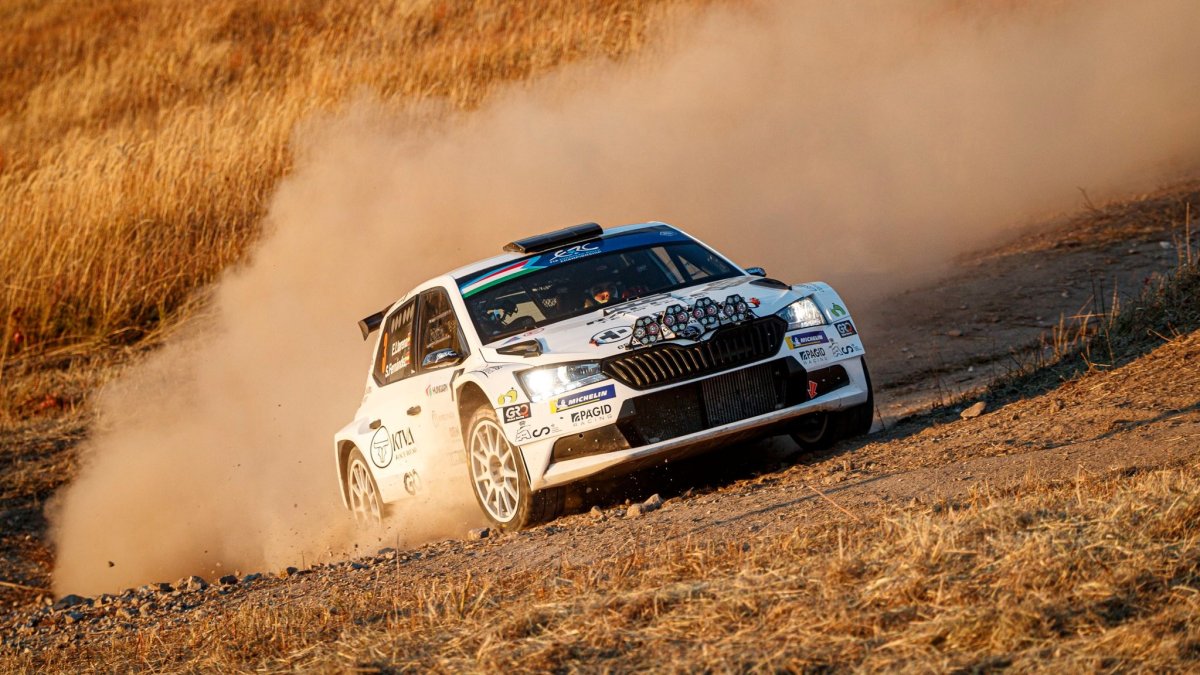Efrén Llarena, durante una carrera del calendario ERC. ECB