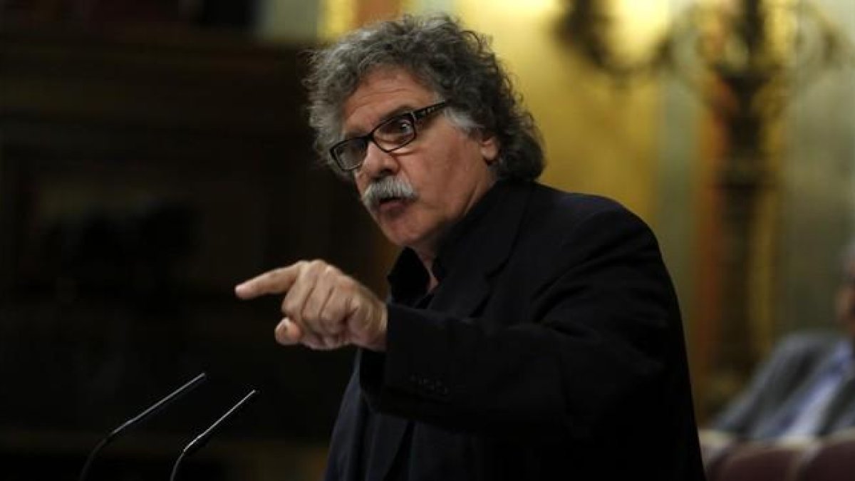 El portavoz de ERC en el Congreso, Joan Tardà.-DAVID CASTRO