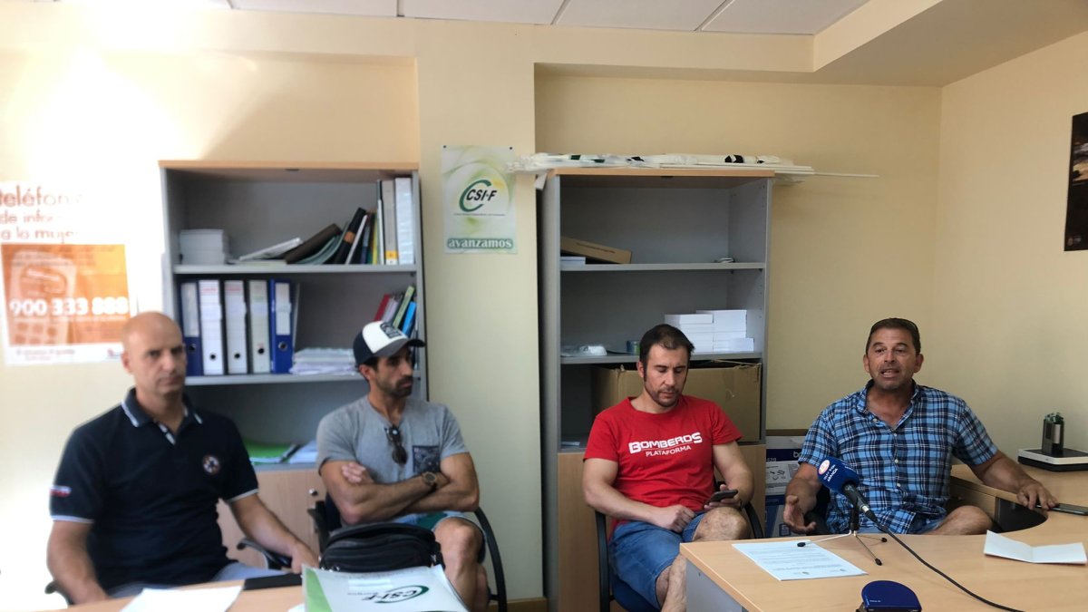 Los bomberos de Aranda no entienden la falta de solidaridad del Ayuntamiento de Aranda de Duero