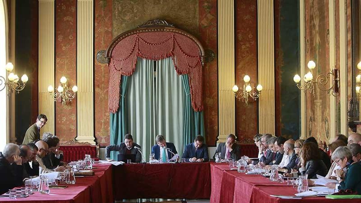 Imagen de archivo de la última reunión del Plan Estratégico.