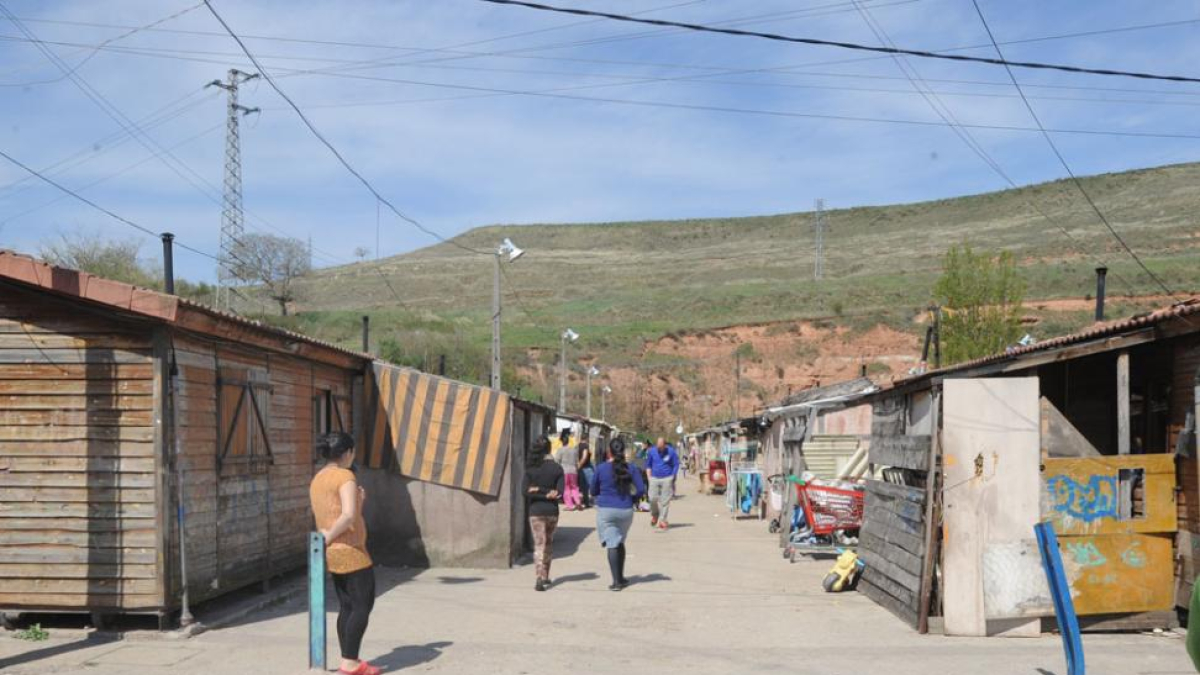 Vista parcial de algunas chabolas del poblado de El Encuentro.